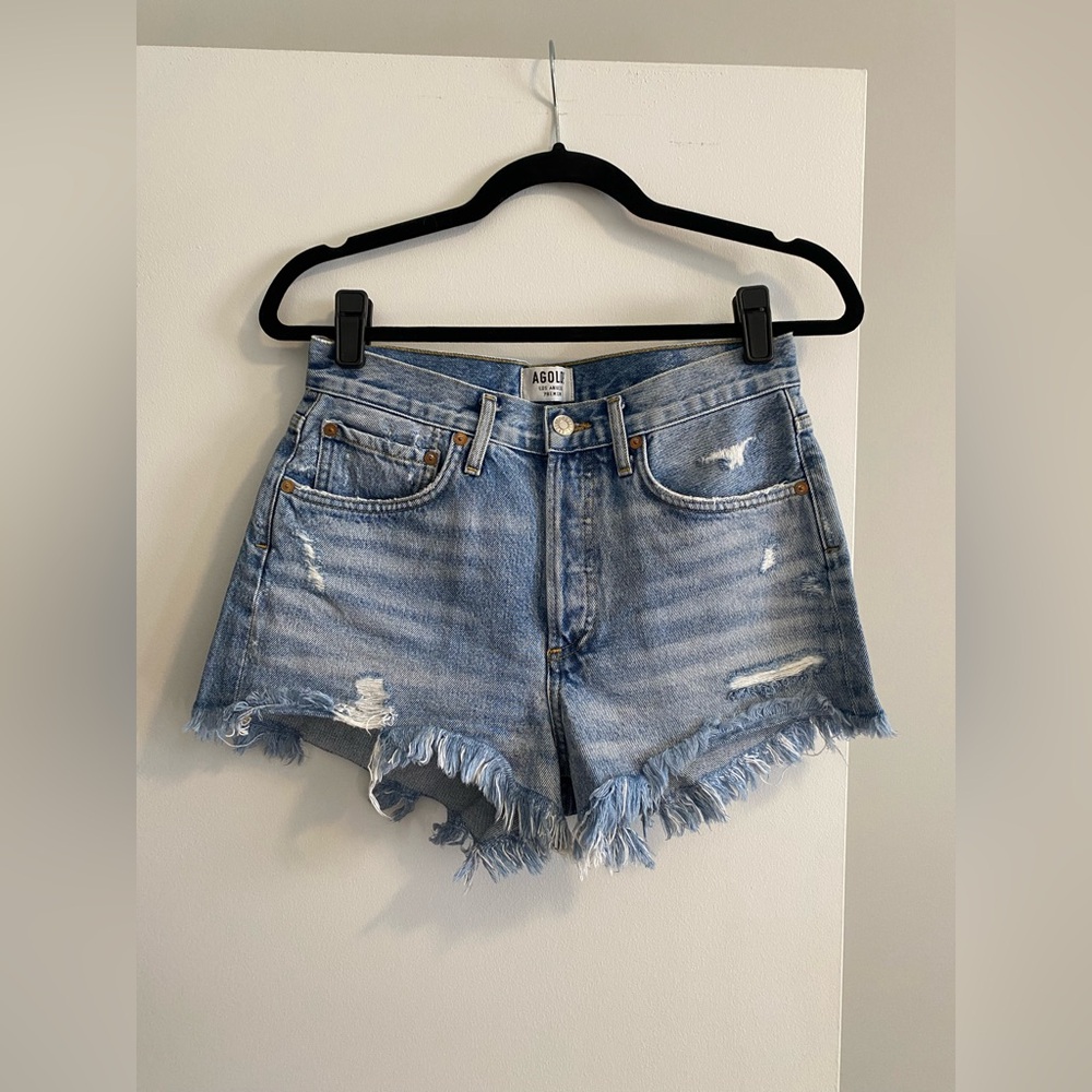 AGOLDE Parker High Wasited Jean Shorts